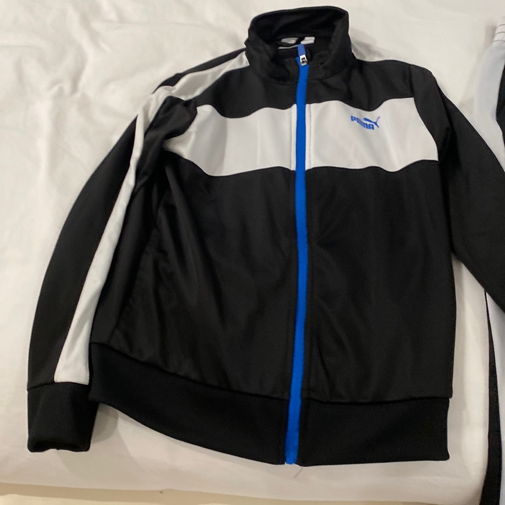 Puma sweatpants and sweatshirt